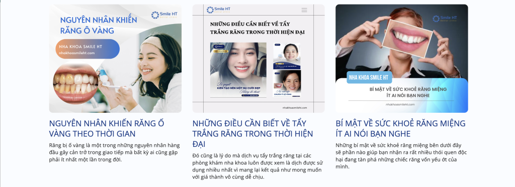 website phòng khám nha khoa